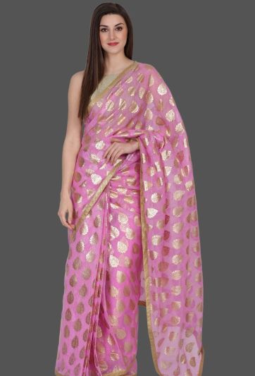 Elegant Pink Kota Magic Saree