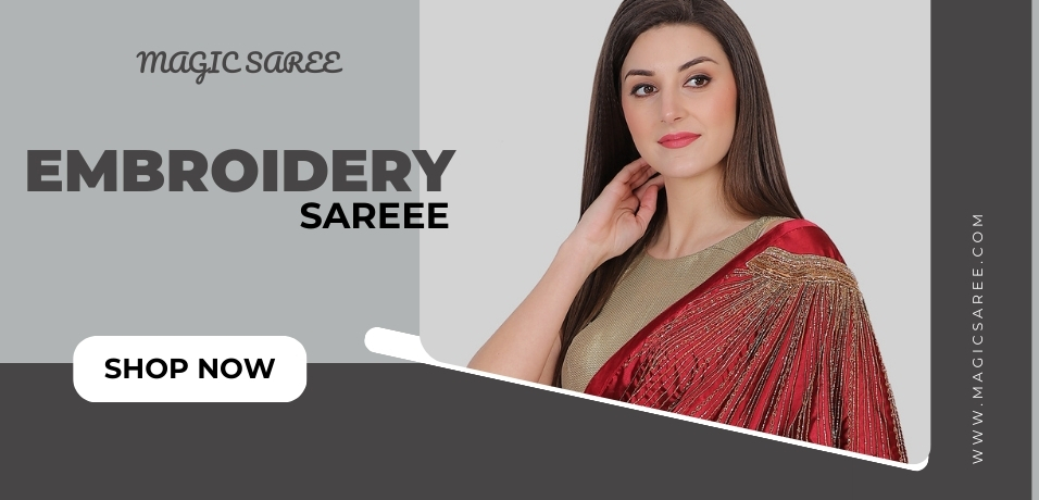 Embroidery Saree