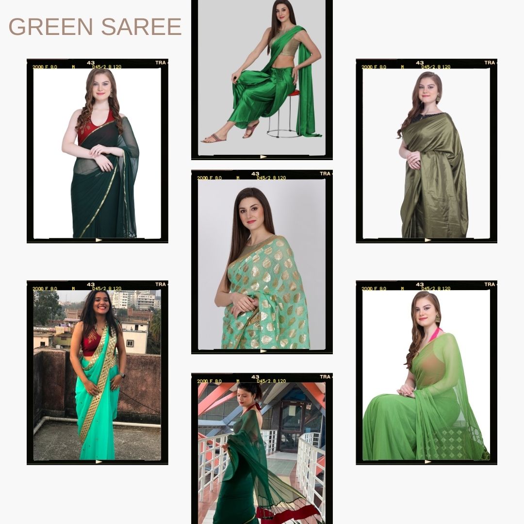 Green Saree